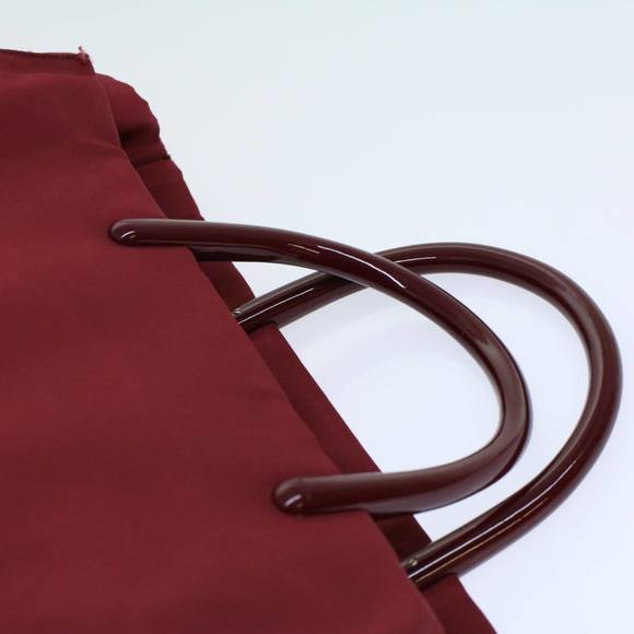 PRADA Hand Bag Nylon Red Auth ti1240 - Picture 14 of 16